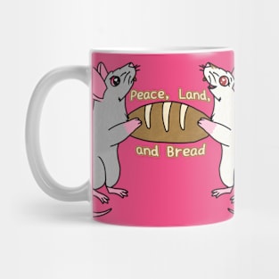 Peace, Land, and Bread (Full Color Version) Mug